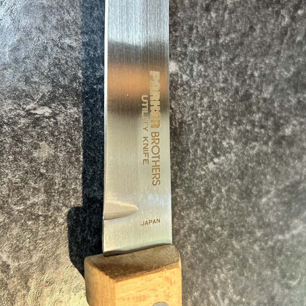 NEW Parker Brothers Japan Stainless Steel Butcher, Chef & Utility Knives W Steel - Picture 8 of 14